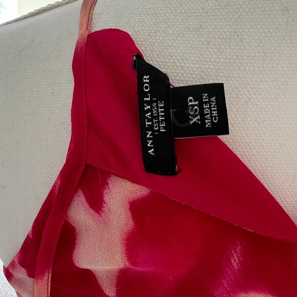 Ann Taylor Pink Red Halter Top - Picture 4 of 4